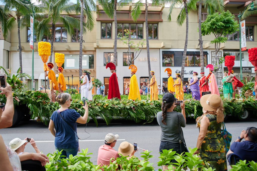 Aloha Festivals Floral Parade in Waikiki